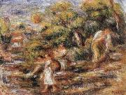 Pierre Renoir The Washerwomen France oil painting artist